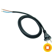 Сетевой кабель для адаптера питания 2,4х4 мм U/UTP Cu Stranded PVC